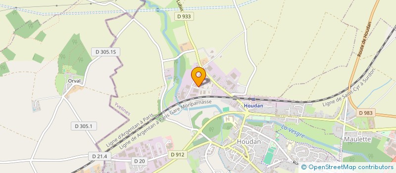 localisation de l'entreprise BARGUIT  HOUDAN