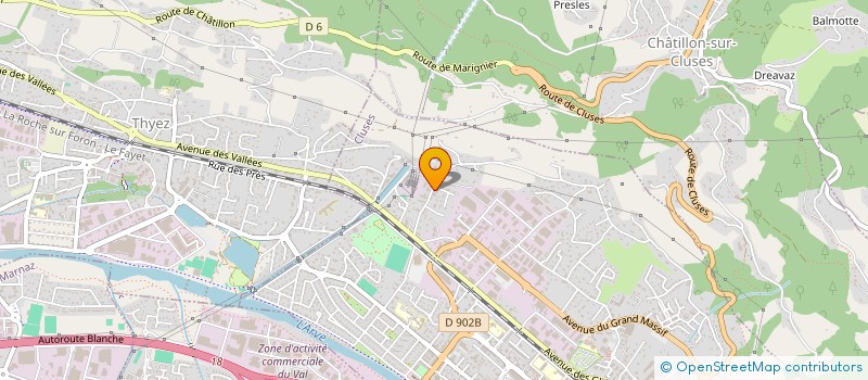 localisation de l'entreprise BARGY DEMENAGEMENT  CLUSES