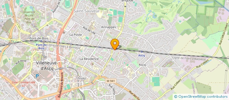 localisation de l'entreprise BARH à VILLENEUVE-D'ASCQ