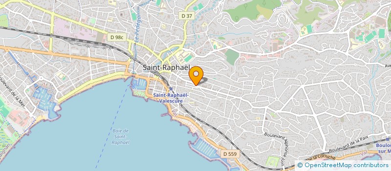 localisation de l'entreprise BARHOUMI à SAINT-RAPHAEL
