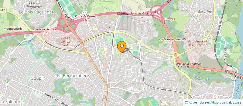 localisation de l'entreprise BARHOUMI à NANTES