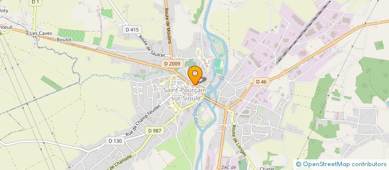 localisation de l'entreprise BARHOVIENNE  SAINT-POURCAIN-SUR-SIOULE