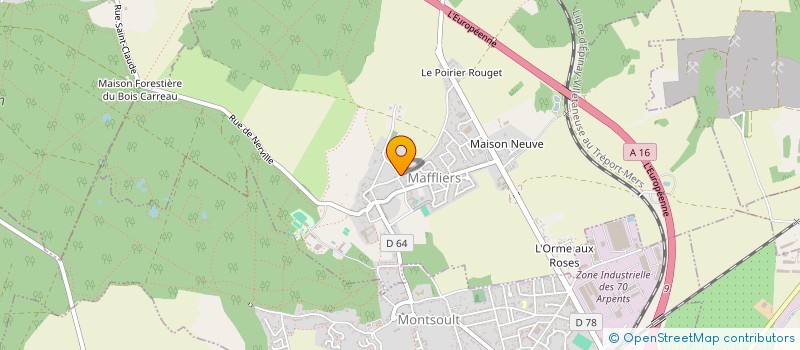 localisation de l'entreprise BARI  MAFFLIERS