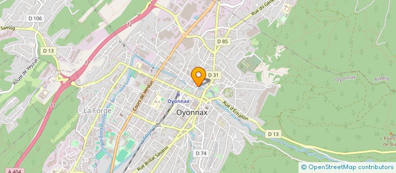 localisation de l'entreprise BARI-MO à OYONNAX