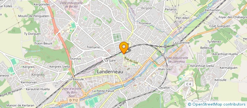 localisation de l'entreprise BARI RENOV  LANDERNEAU