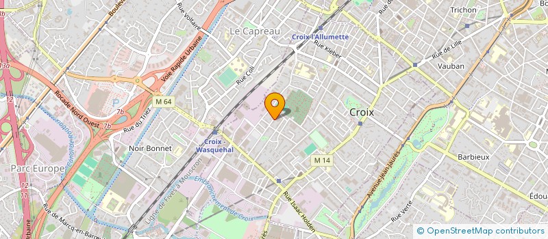localisation de l'entreprise BARI'S SA à CROIX
