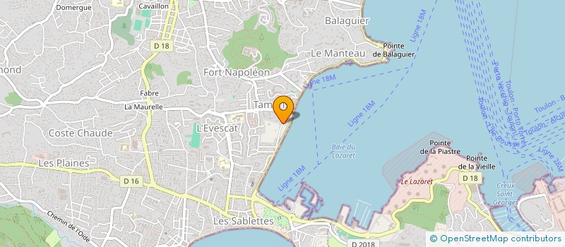 localisation de l'entreprise BARIA ACTIVITY à LA SEYNE-SUR-MER