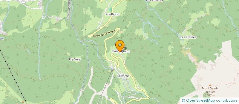 localisation de l'entreprise BARIDON HAPLIK  LA PLAGNE TARENTAISE