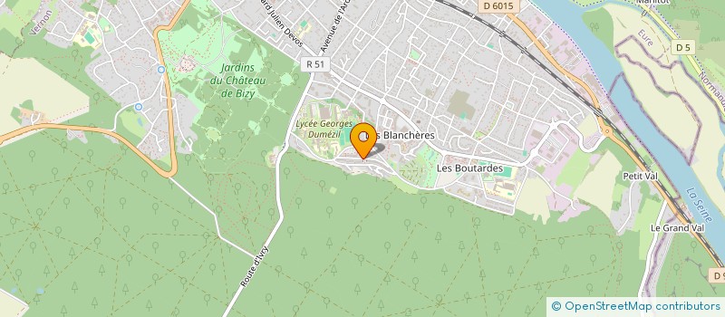 localisation de l'entreprise BARIK BETON  VERNON