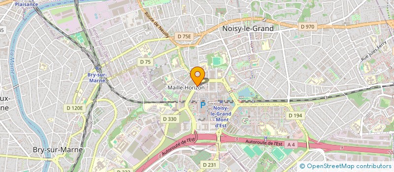 localisation de l'entreprise BARIKA à NOISY-LE-GRAND