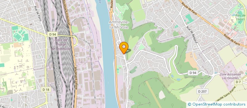 localisation de l'entreprise BARIL INVEST à ROUEN