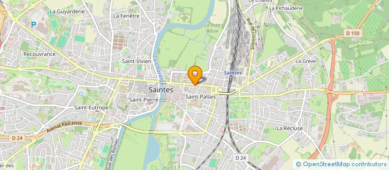 localisation de l'entreprise BARIL JEAN MARIE-FAURE JEAN PHILIPPE  SAINTES