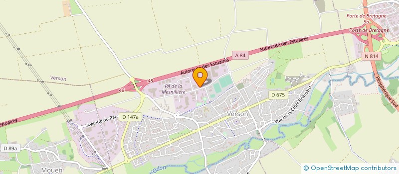 localisation de l'entreprise BARIL T.P  VERSON