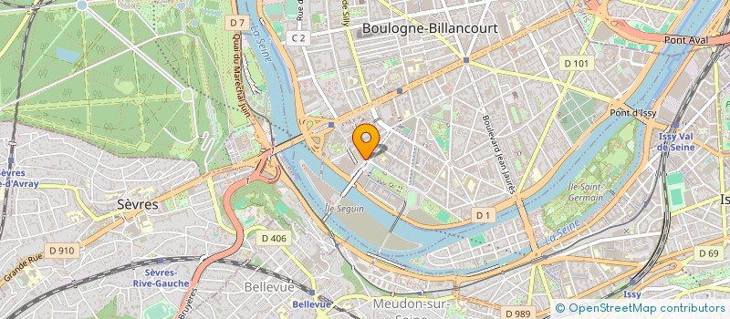 localisation de l'entreprise BARILLA FRANCE  BOULOGNE-BILLANCOURT