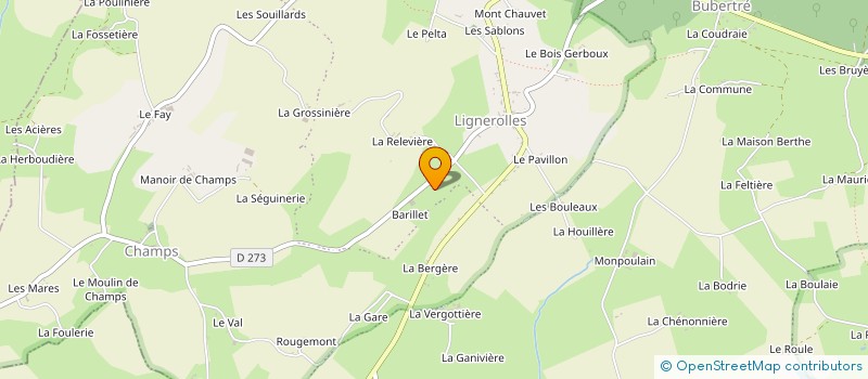 localisation de l'entreprise BARILLET à TOUROUVRE AU PERCHE