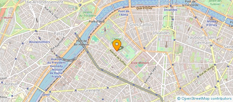 localisation de l'entreprise BARILLON  PARIS