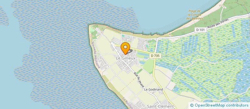 localisation de l'entreprise BARILLON DEGLAND ELSA ET BARILLON CATHERINE  SAINT-CLEMENT-DES-BALEINES