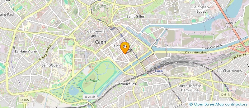 localisation de l'entreprise BARILLON OPTIQUE à CAEN
