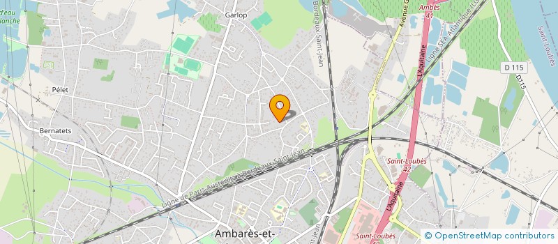 localisation de l'entreprise BARILLOT AMENAGEMENT à AMBARES-ET-LAGRAVE