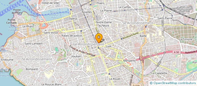 localisation de l'entreprise BARIMED  MARSEILLE