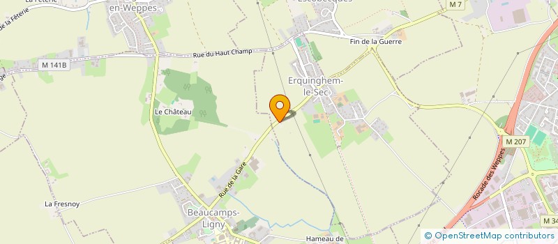 localisation de l'entreprise BARIO  ERQUINGHEM-LE-SEC