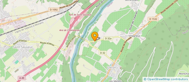 localisation de l'entreprise BARIOL AUTO SPORT  IZERON