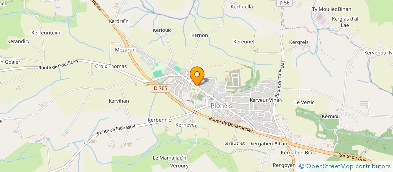 localisation de l'entreprise BARIOU BELLEVUE  PLONEIS