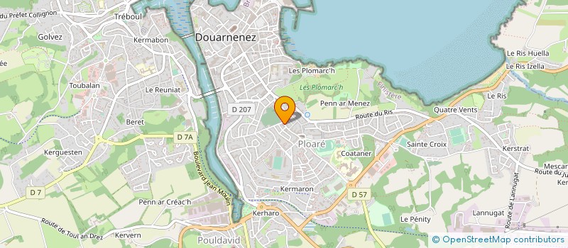 localisation de l'entreprise BARIOU YVES & FILS à DOUARNENEZ