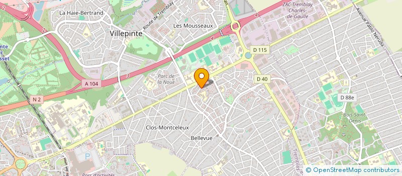 localisation de l'entreprise BARIS à VILLEPINTE
