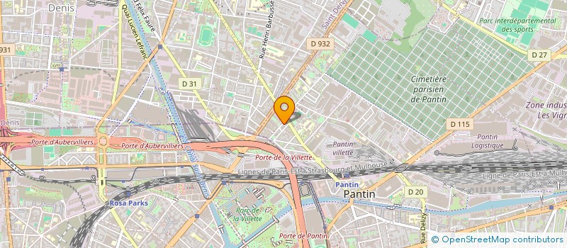 localisation de l'entreprise BARIS  PANTIN
