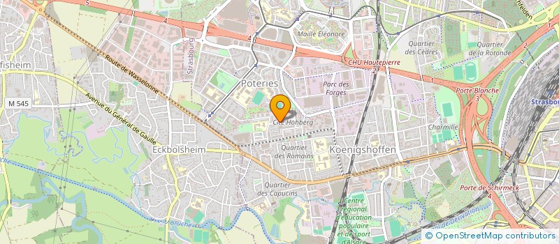 localisation de l'entreprise BARIS COLOR à STRASBOURG