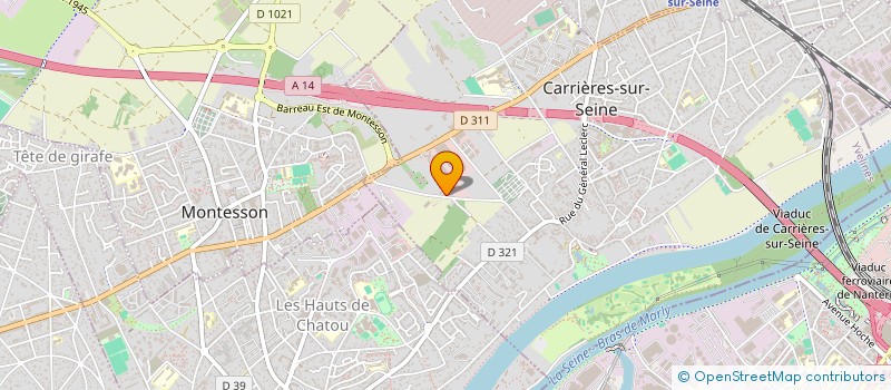 localisation de l'entreprise BARISOL à CARRIERES-SUR-SEINE