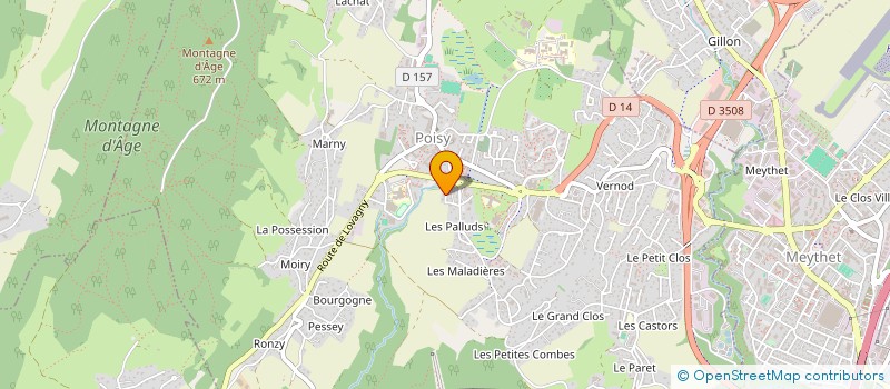 localisation de l'entreprise BARIST'ALP  POISY