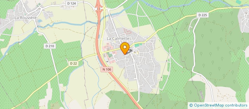 localisation de l'entreprise BARISTA 30  LA CALMETTE