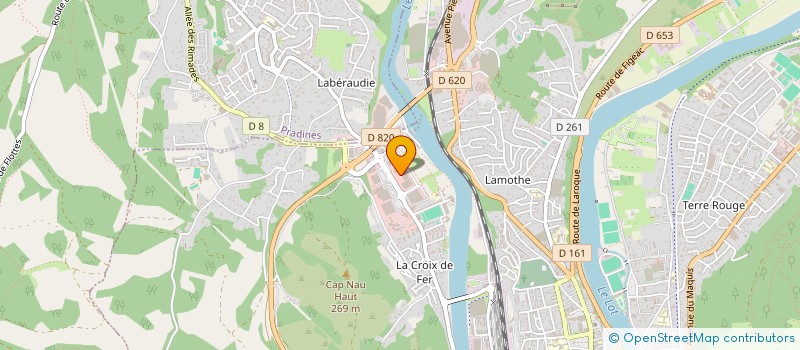 localisation de l'entreprise BARISTAS  CAHORS