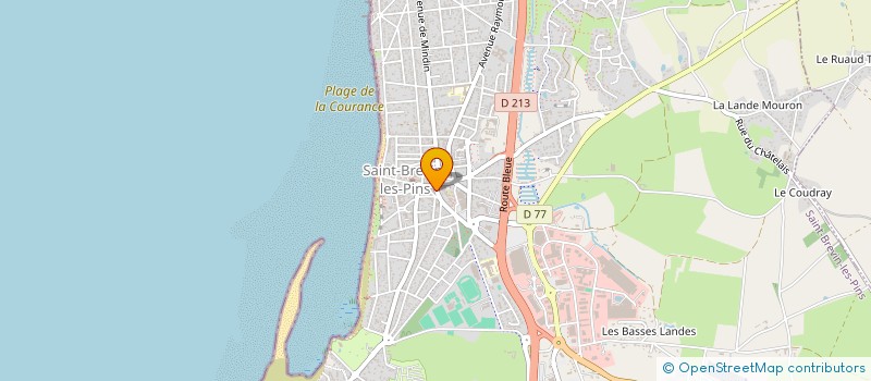 localisation de l'entreprise BARITEAU IMMOBILIER à SAINT-BREVIN-LES-PINS