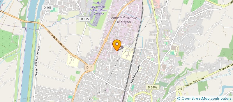 localisation de l'entreprise BARIUM ELECTRONICS à MONTELIMAR