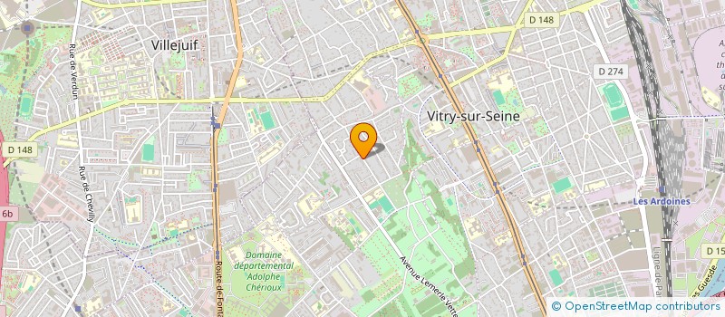 localisation de l'entreprise BARIZA COIFFURES à VITRY-SUR-SEINE