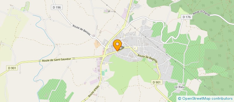 localisation de l'entreprise BARJAC IMMOBILIER  BARJAC