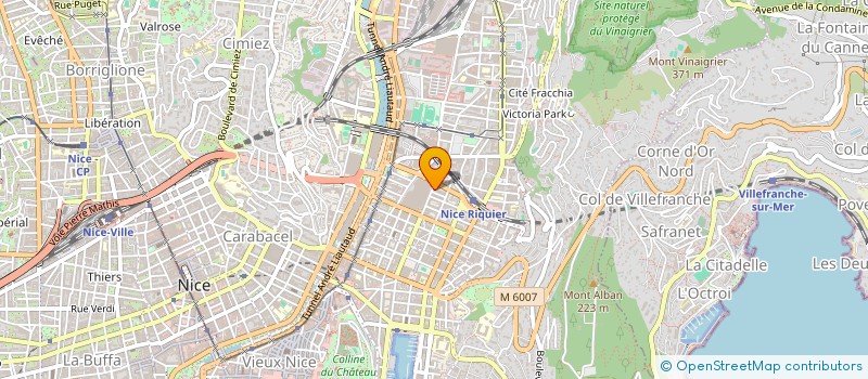 localisation de l'entreprise BARJETTAS à NICE