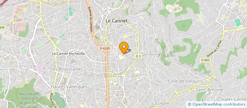 localisation de l'entreprise BARJO VINO à LE CANNET