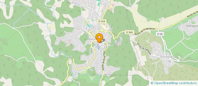 localisation de l'entreprise BARJOLS BOUGE à BARJOLS