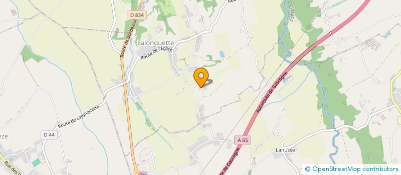 localisation de l'entreprise BARJONE  LALONQUETTE