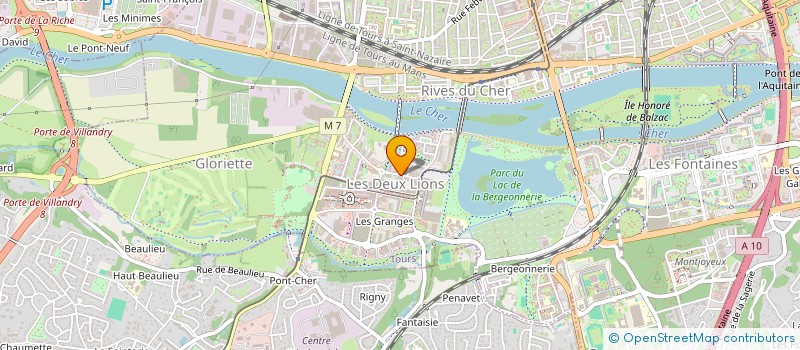 localisation de l'entreprise BARJOU  TOURS