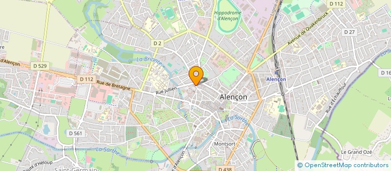 localisation de l'entreprise BARJU à ALENCON