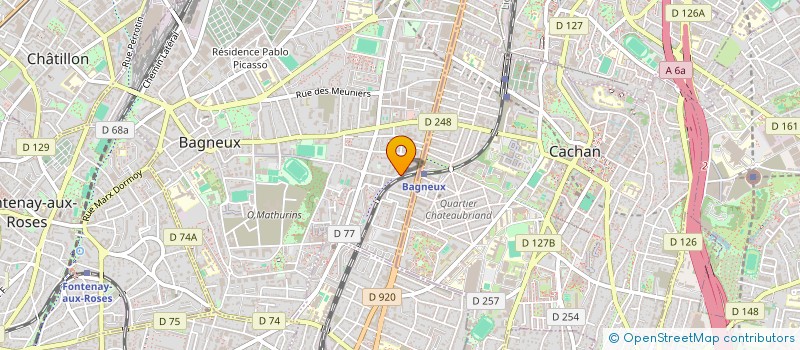 localisation de l'entreprise BARK IMMO à BAGNEUX