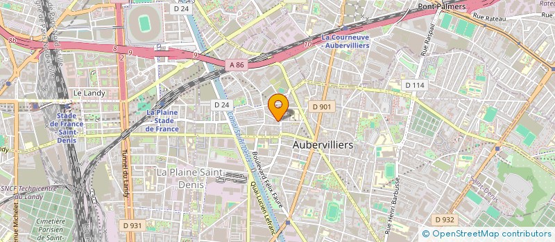 localisation de l'entreprise BARK TELEPHONES à AUBERVILLIERS