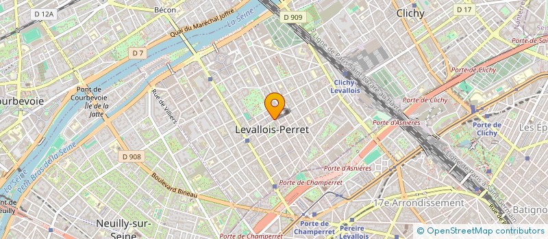 localisation de l'entreprise BARKA à LEVALLOIS-PERRET