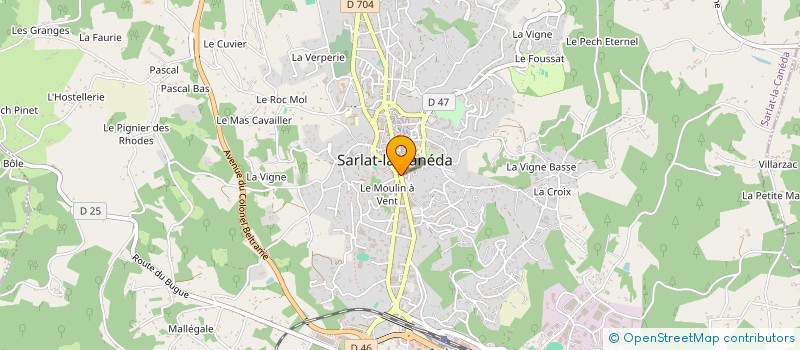 localisation de l'entreprise BARKA (SOCIETE EN LIQUIDATION) à SARLAT-LA-CANEDA