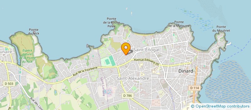 localisation de l'entreprise BARKANOUS  DINARD